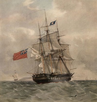 HMS Pomone von G.F. St. John